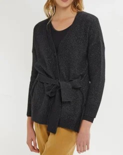 Femme Stella Forest Gilets Et Cardigans^Gilet Hannae en Maille mélangée noir