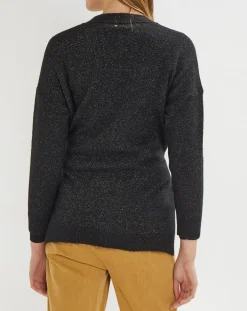 Femme Stella Forest Gilets Et Cardigans^Gilet Hannae en Maille mélangée noir