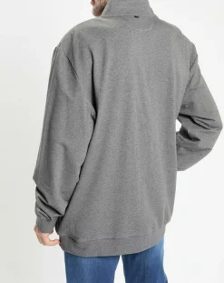 Homme Hackett London Gilets Et Cardigans^Gilet Hybride bimatière gris foncé