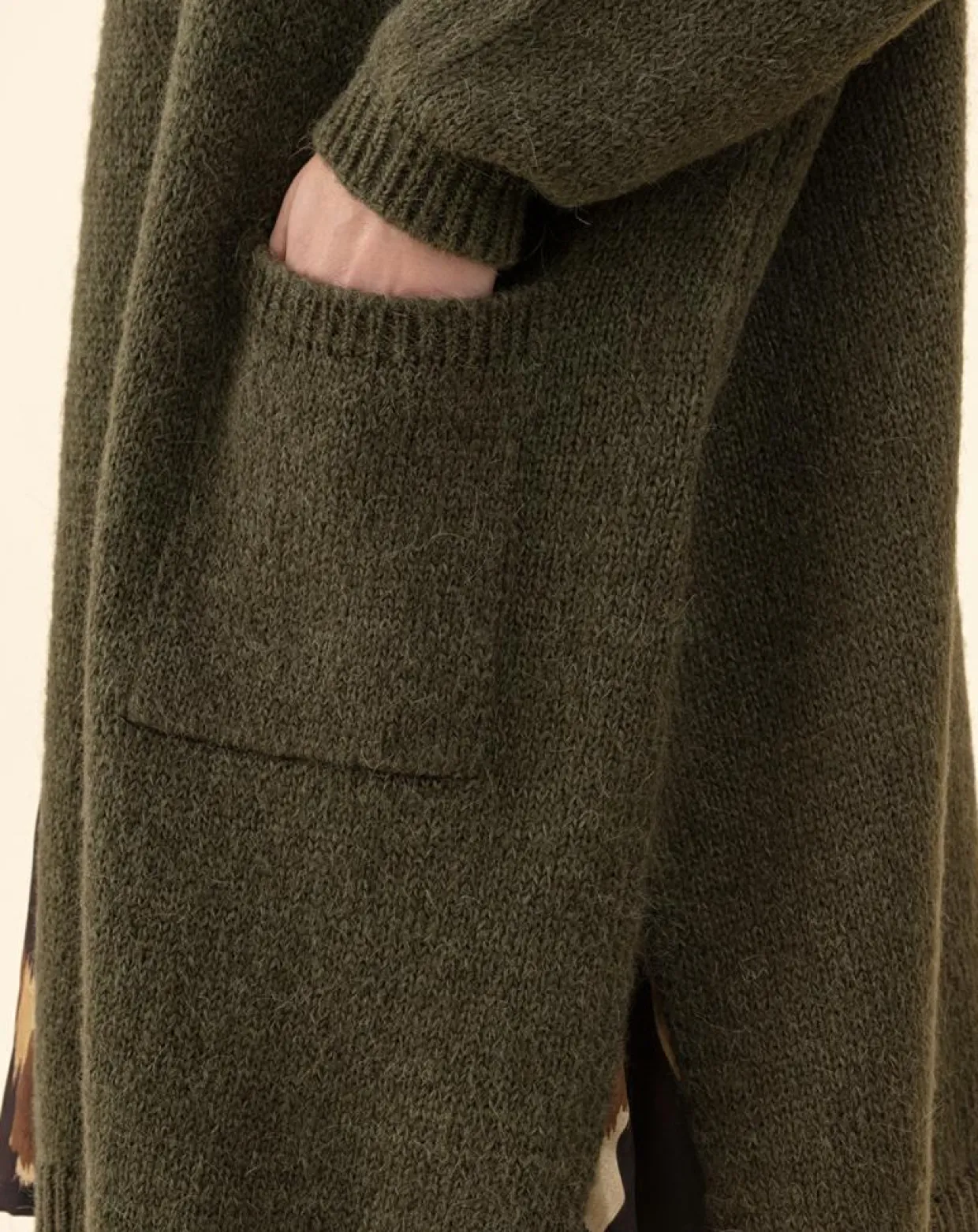 Femme Indies Gilets Et Cardigans^Gilet Isaac kaki
