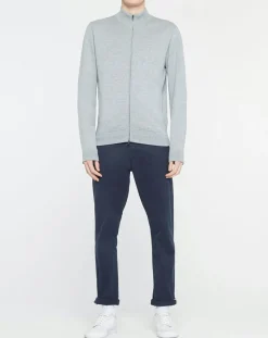 Homme Hackett London Gilets Et Cardigans^Gilet Jersey zippé gris