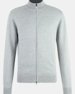 Homme Hackett London Gilets Et Cardigans^Gilet Jersey zippé gris