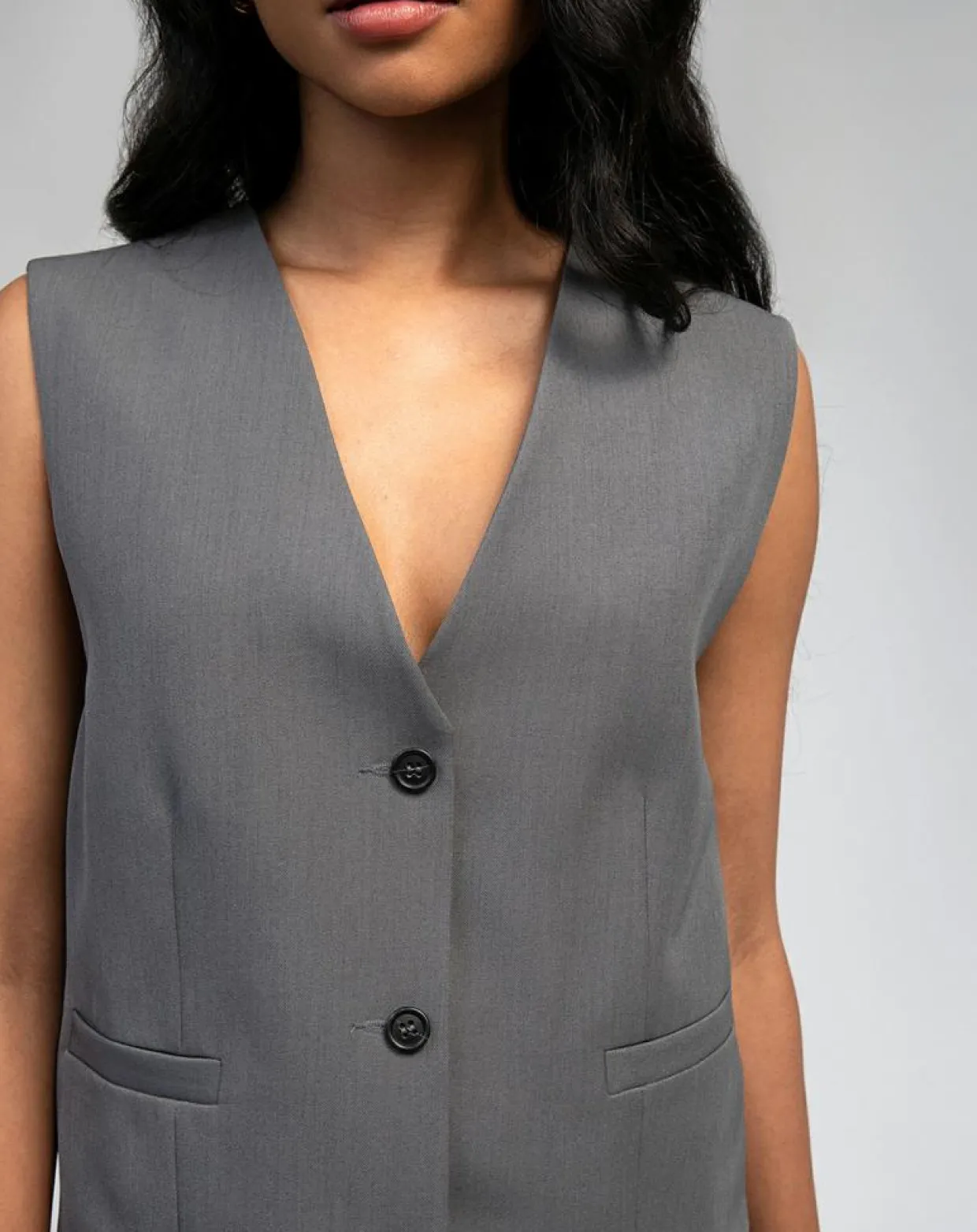 Femme An'ge Gilets Et Cardigans^Gilet Kimolo anthracite