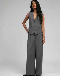 Femme An'ge Gilets Et Cardigans^Gilet Kimolo anthracite