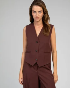 Gilet Kimolo chocolat-An'ge Hot