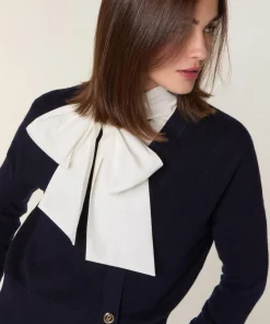 Femme Rodier Gilets Et Cardigans^Gilet Ksenia 100% laine cache-coeur boutons bleu marine