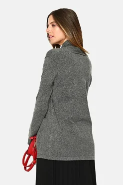 Femme Assuili Gilets Et Cardigans^Gilet long en Cachemire mélangé col châle loup
