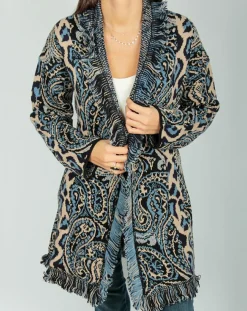 Gilet Long Store indigo-Lauren Vidal Hot