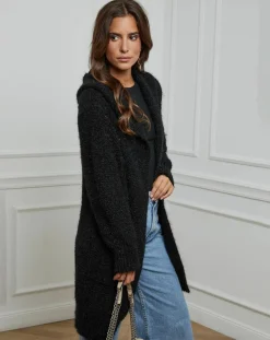 Gilet Lucie noir-L'Armoire de Suzette Sale