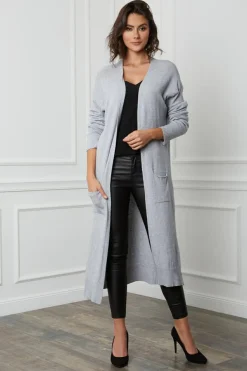 Gilet Mali Gris-Fleur de cachemire Hot