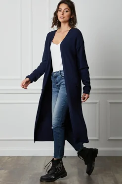 Gilet Mali Marine-Fleur de cachemire Online