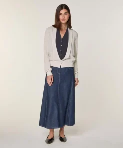 Gilet Marianne en Laine 2 En 1 blanc-Rodier