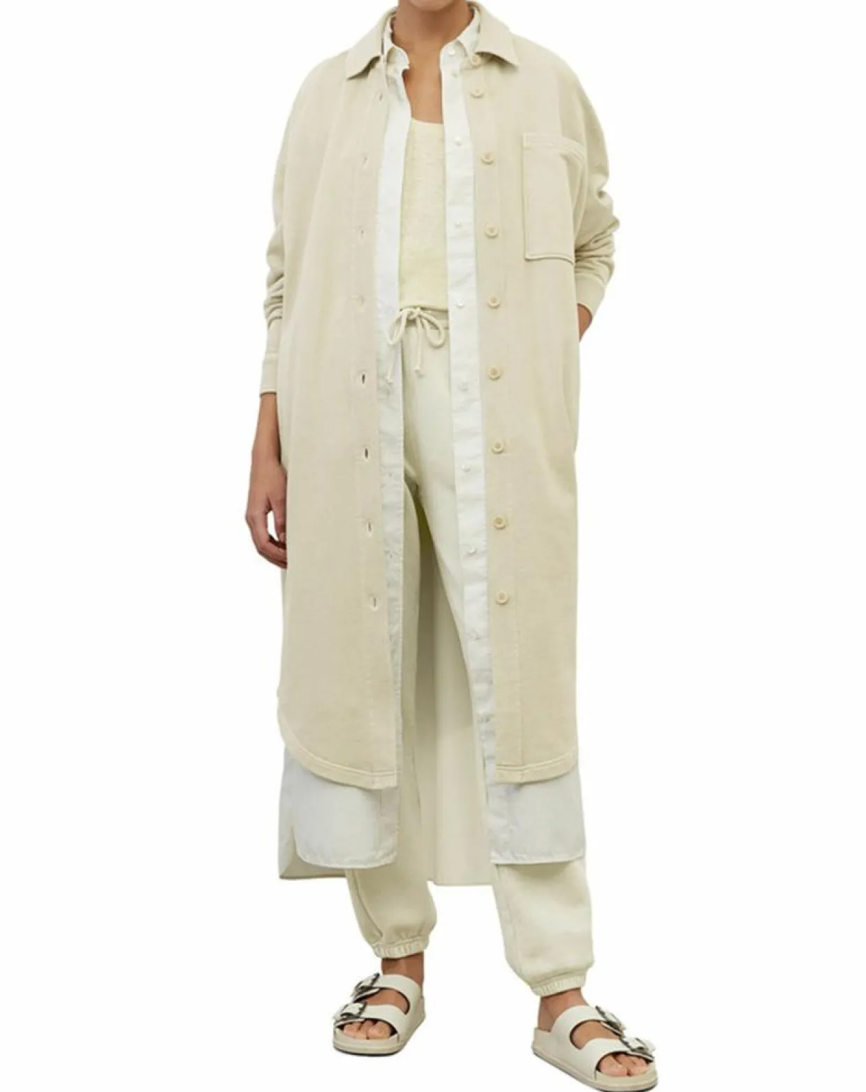 Gilet Maxi beige-Marc O'Polo Sale
