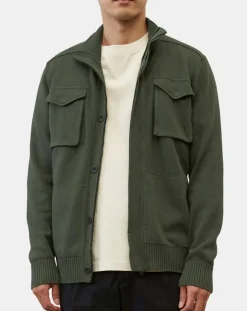 Homme Marc O'Polo Gilets Et Cardigans^Gilet Militaire kaki