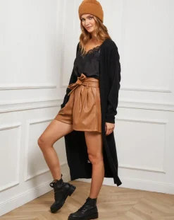 Femme Fleur de cachemire Gilets Et Cardigans^Gilet Nina noir