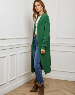 Femme Fleur de cachemire Gilets Et Cardigans^Gilet Nina vert