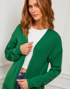 Femme Fleur de cachemire Gilets Et Cardigans^Gilet Nina vert