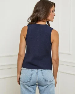 Femme L'Armoire de Suzette Gilets Et Cardigans^Gilet Romy marine