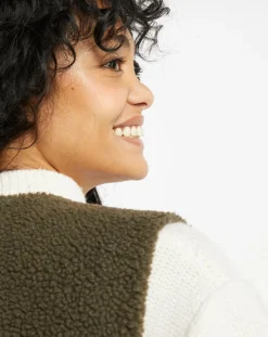 Femme Lou Andrea Gilets Et Cardigans^Gilet réversible en Fausse Fourrure Dafne military