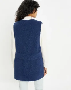 Femme Lou Andrea Gilets Et Cardigans^Gilet réversible en Fausse Fourrure Dafne indigo