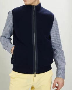 Homme Hackett London Gilets Et Cardigans^Gilet réversible sans manches bleu marine