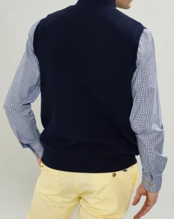 Homme Hackett London Gilets Et Cardigans^Gilet réversible sans manches bleu marine