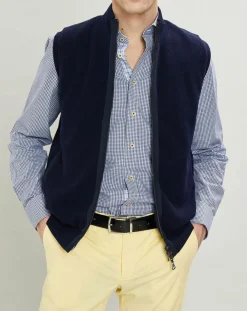 Homme Hackett London Gilets Et Cardigans^Gilet réversible sans manches bleu marine