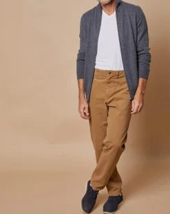 Homme Oscar et Louise Gilets Et Cardigans^Gilet zippé 100% Cachemire John gris foncé