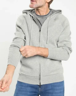 Homme Hackett London Gilets Et Cardigans^Gilet zippé à capuche gris