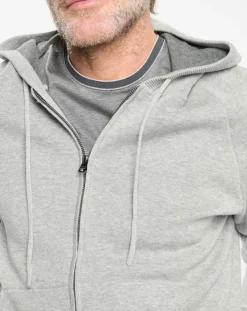 Homme Hackett London Gilets Et Cardigans^Gilet zippé à capuche gris