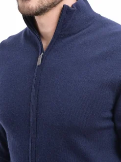 Homme C&Jo Gilets Et Cardigans^Gilet zippé classique bleu nuit