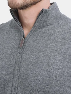 Homme C&Jo Gilets Et Cardigans^Gilet zippé classique loup