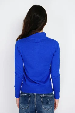 Femme C&Jo Gilets Et Cardigans^Gilet zippé en Cachemire mélangé royal
