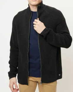 Gilet zippé noir-Marc O'Polo Clearance