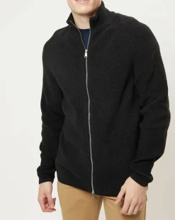 Gilet zippé noir-Marc O'Polo Clearance