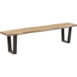 Grand banc bois acacia forest brut - 190x36x46 cm-Bois & Chiffons Outlet