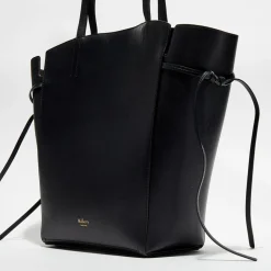 Grand sac cabas en Cuir Clovelly noir - 50x40x16 cm-Mulberry Online