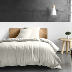 Housse de couette 100% Gaze de coton blanche-Baton Rouge Online