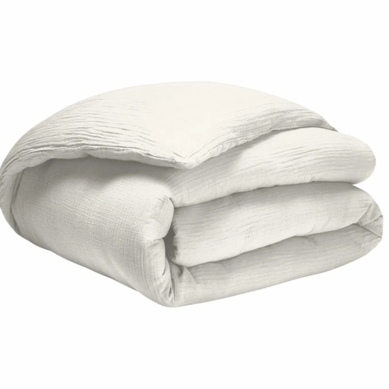 Housse de couette 100% Gaze de coton blanche-Baton Rouge Online
