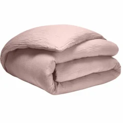 Housse de couette 100% Gaze de coton rose-Baton Rouge Discount