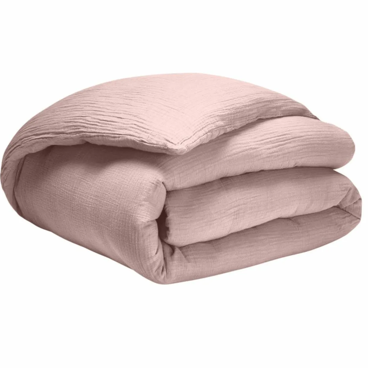 Housse de couette 100% Gaze de coton rose-Baton Rouge Discount