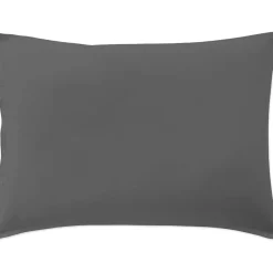 Baton Rouge Linge De Lit, Ensembles^Housse de Couette 100% Percale de Coton - Finition Bouteille 40cm gris magnet