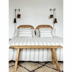 Bed and Philosophy Linge De Lit, Ensembles^Housse de couette en lin lavé et coton grise 220x240 cm