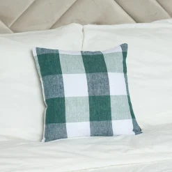 Haomy Coussins, Galettes De Sièges^Housse de coussin 100% Lin Palma céladon - 45x45 cm