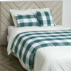 Haomy Coussins, Galettes De Sièges^Housse de coussin 100% Lin Palma céladon - 45x45 cm