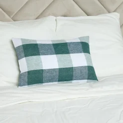 Haomy Coussins, Galettes De Sièges^Housse de coussin 100% Lin Palma céladon - 40x60 cm