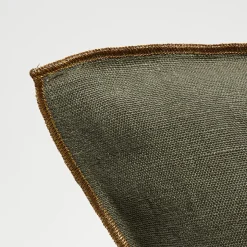 Apotheca Coussins, Galettes De Sièges^Housse de coussin en lin lavé kaki - 45x45 cm