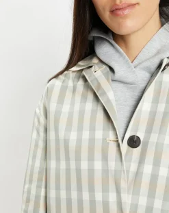 Imperméable en Coton Louis à carreaux beige-Galeries Lafayette Best