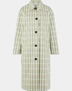Imperméable en Coton Louis à carreaux beige-Galeries Lafayette Best