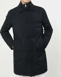 Homme Hackett London Manteaux^Imperméable Membrane bleu marine